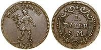 Szwecja, 1 daler, 1718