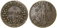 Szwecja, 1 daler, 1718
