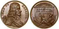 Francja, medal Sławni ludzie epoki Ludwika XIV - Jean de Gassion (1609-1647), (1723-1724)