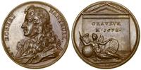 Francja, medal Sławni ludzie epoki Ludwika XIV - Robert Nanteuil (1623-1678), (1723-1724)