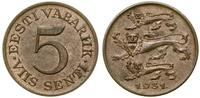 Estonia, 5 senti, 1931