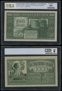 1.000 marek 4.04.1918, Kowno, seria A, numeracja
