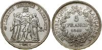 Francja, 5 franków, 1849