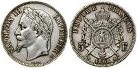 Francja, 5 franków, 1868