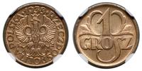 Polska, 1 grosz, 1938