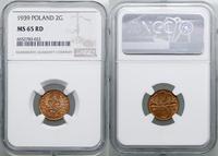 Polska, 2 grosze, 1939