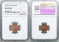 Polska, 2 grosze, 1938