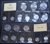 komplet monet PRL różne lata, komplet: 5 zł 1974