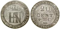 Niemcy, 20 centymów, 1810 C
