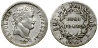 Francja, 1/2 franka, 1811 A