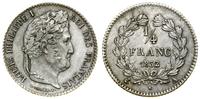 Francja, 1/4 franka, 1832 A