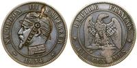 Francja, 10 centimes, 1854 A