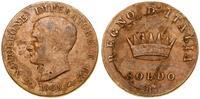 Włochy, 1 soldo, 1808 B