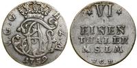Niemcy, ⅙ talara, 1759 HCB