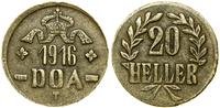 Niemcy, 20 halerzy, 1916 T