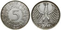 Niemcy, zestaw: 3 x 5 marek, 1960–1971
