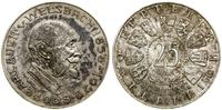 Austria, 25 szylingów, 1958
