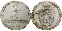 Niemcy, 2/3 talara (gulden), 1813