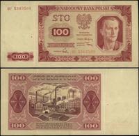 100 złotych 1.07.1948, seria DU, numeracja 53035