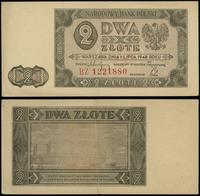 2 złote 1.07.1948, seria BZ, numeracja 1221880, 