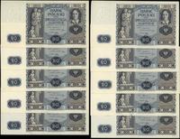 zestaw 10 banknotów o nominale 20 złotych 11.11.