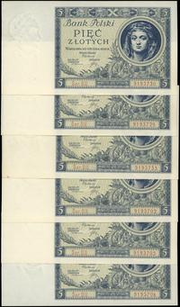 Polska, zestaw 11 banknotów, 1930–1936