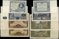 Polska, zestaw 4 banknotów, 1930–1936
