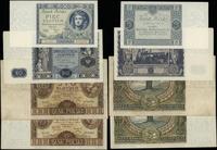 Polska, zestaw 4 banknotów, 1930–1936