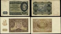 Polska, zestaw: 100 i 500 złotych, 1.03.1940