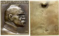 Polska, współczesna KOPIA plakiety – Józef Piłsudski, koniec XX w. lub początek XXI w. (według