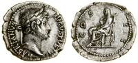 denar (134–138), Rzym, Aw: Popiersie cesarza w w