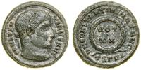 follis 324, Tessaloniki, Aw: Głowa cesarza w pra