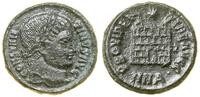 follis (325–326), Nicomedia, Aw: Głowa cesarza w