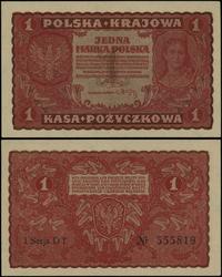 1 marka polska 23.08.1919, seria I-DT, numeracja