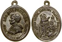 medal annualny 1887, Aw: Popiersie papieża w lew