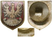 odznaka patriotyczna NKN, Na czerwonej tarczy Or