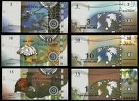 zestaw 6 banknotów kolekcjonerskich 2016, w skła