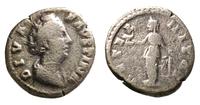 denar, Rzym, na rewersie stojąca Aeternitas, trz