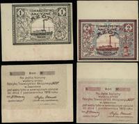 Galicja, zestaw: bon na 1 koronę oraz 2 korony, ważne do 1.10.1919