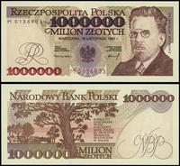 1.000.000 złotych 16.11.1993, seria M, numeracja
