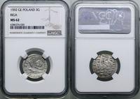 Polska, trojak, 1592