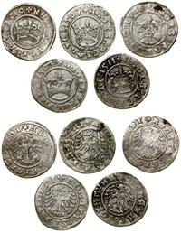 Polska, lot 5 x półgrosz, 1507, 1508, 1509, 1510, 1511