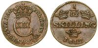 1/12 skillinga 1812, Avesta, miedź, SM 44, SMB 4