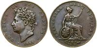1/2 pensa 1826, Londyn, liczne uderzenia w tle i
