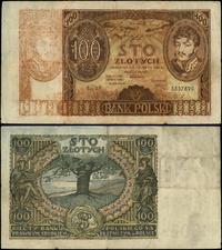 destrukt banknotu nominału 100 złotych 2.06.1932