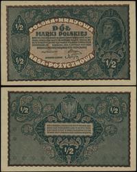 1/2 marki polskiej 7.02.1920, bez oznaczenia ser