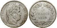 Francja, 5 franków, 1836 A