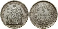 Francja, 5 franków, 1848 K