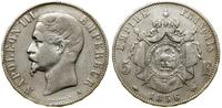 Francja, 5 franków, 1856 A