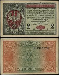 Polska, 2 marki polskie, 9.12.1916